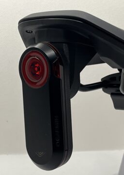 Decathlon Van Rysel Saddle with a Garmin Varia 5 Series Mount